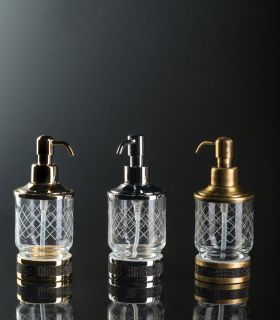 Дозатор Boheme Royal Cristal 10929-ROYALE-G-B золото/чёрный