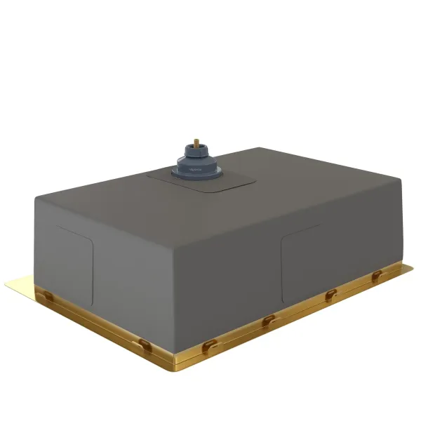 Мойка кухонная Reflexion Iseo 65-GD RX2265GD брашированное золото