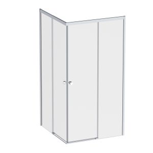 Душевой уголок Am.Pm X-joy W94G-403-100100-MТ1К 100x100 см без поддона хром матовый
