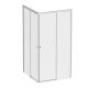 Душевой уголок Am.Pm X-joy W94G-403-100100-MТ1К 100x100 см без поддона хром матовый