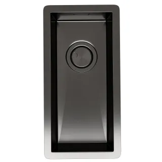 Мойка кухонная Reflexion Como 22-BL  RX2022BL оружейная сталь