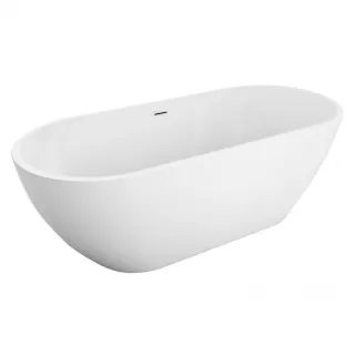 Акриловая ванна BelBagno Uno BB701-1400-720-K 140x72 см белый