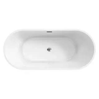 Акриловая ванна BelBagno Uno BB701-1400-720-K 140x72 см белый