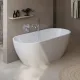 Акриловая ванна BelBagno Uno BB701-1400-720-K 140x72 см белый