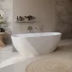 Акриловая ванна BelBagno Uno BB701-1400-720-K 140x72 см белый