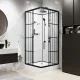 Душевая кабина Niagara Standart ST100/15QR/KL/BKT 100x100 см профиль чёрный матовый стекло прозрачное