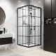 Душевая кабина Niagara Standart ST100/15QR/KL/BKT 100x100 см профиль чёрный матовый стекло прозрачное