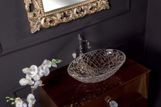 Столешница Armadi Art стекло 80см прямая DARK BROWN темно-коричневый