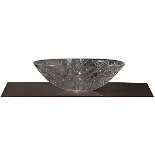 Столешница Armadi Art стекло 100см прямая DARK BROWN Темно-коричневый