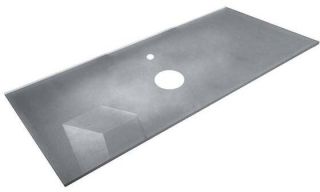 Столешница Armadi Art стекло 110см прямая СЕРЕБРО поталь