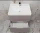 Подвесная тумба под раковину Style Line Матис ЛС-00002296 60 см тауп тёмный