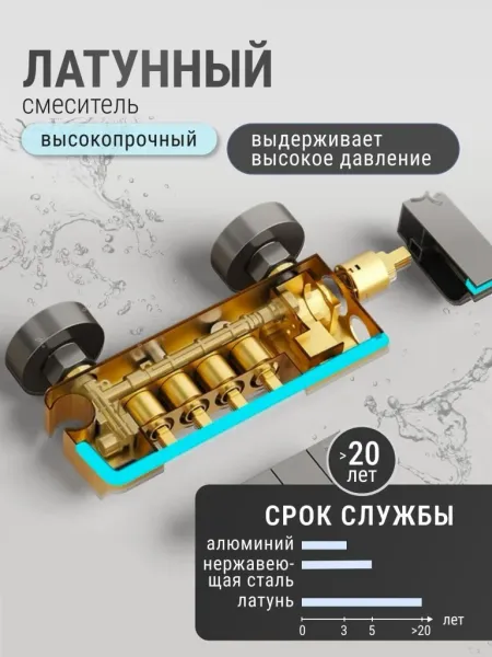 Душевая стойка Vexorus Design B8017.GG серый матовый
