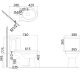 Унитаз угловой Creo Project PR1002S+PR1003D+PR1001S , крышка микролифт, белый