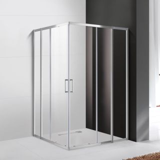 Душевой уголок Cezares MOLVENO-AH-21-100+30-P-Cr