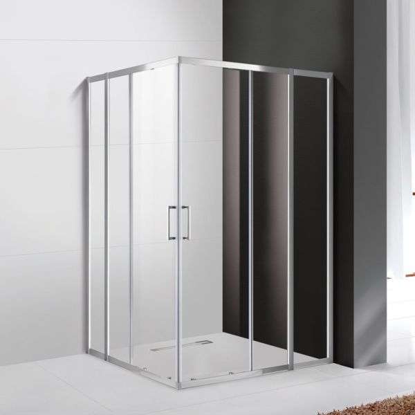 Душевой уголок Cezares MOLVENO-AH-21-100+30-P-Cr