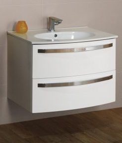Тумба под раковину Cezares 74x55 Bianco Lucido Comfort 54356