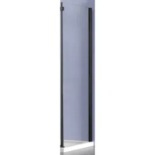 Боковая стенка Vincea Como-N VSG-4CN900CLB 90 см профиль черный стекло прозрачное