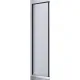 Боковая стенка Vincea Slim-N VSG-5SN900CLB 90 см профиль черный стекло прозрачное