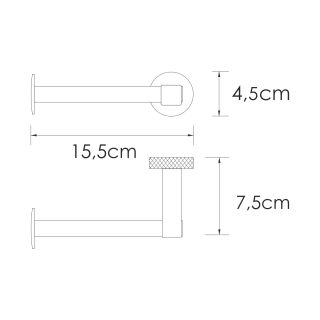 Держатель для туалетной бумаги WasserKRAFT Tauber K-64496 никель