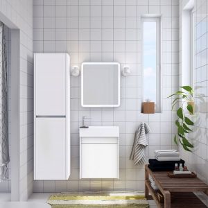 Подвесная тумба под раковину Art&Max Family 50см белый глянцевый Family-500-1D-SO-BL