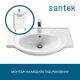 Мебельная раковина Santek Байкал 1WH110259 75 см белый