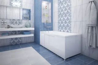 Фронтальная панель для ванны Aquanet Kupe 342782 150x56 см