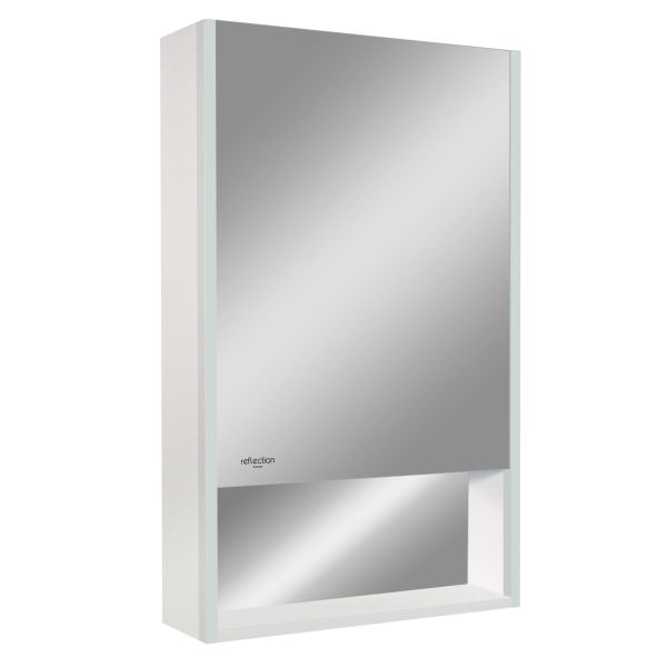 Зеркало-шкаф Reflexion Box White 60 RF2421BL с подсветкой 60х80
