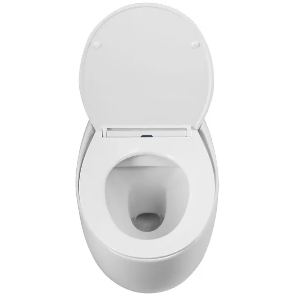 Унитаз подвесной ArtMax Forli AM020CHR безободковый с сиденьем микролифт белый