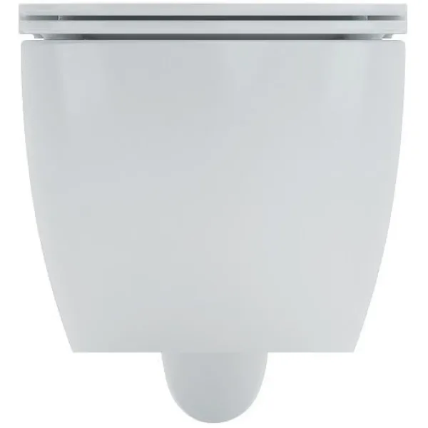 Унитаз подвесной ArtMax Torino AM823-V безободковый с вихревым смывом и сиденьем микролифт белый