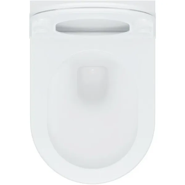Унитаз подвесной ArtMax Torino AM823-V безободковый с вихревым смывом и сиденьем микролифт белый