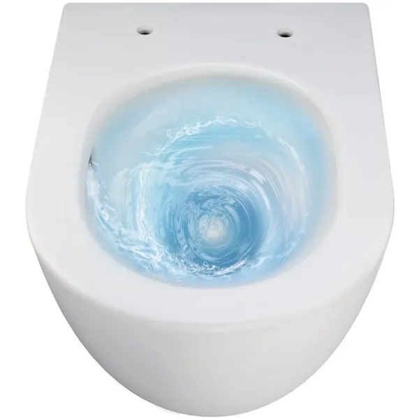 Унитаз подвесной ArtMax Torino AM823-V безободковый с вихревым смывом и сиденьем микролифт белый