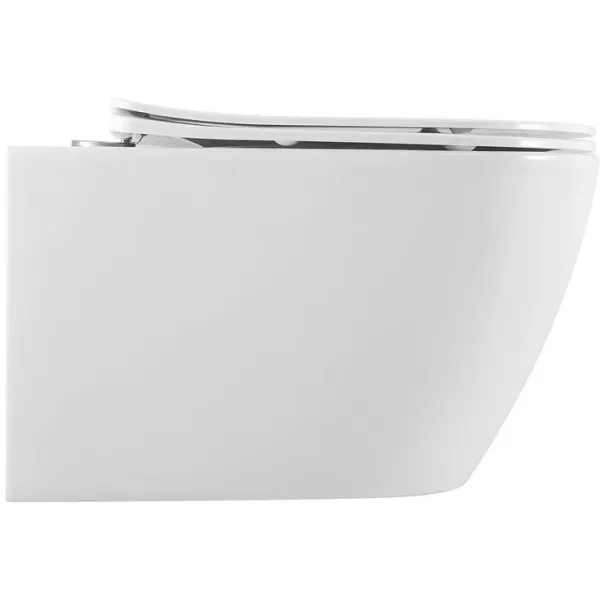 Унитаз подвесной ArtMax Romantic AM213CHR безободковый с сиденьем микролифт белый