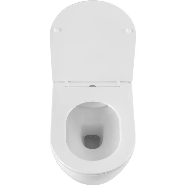 Унитаз подвесной ArtMax Romantic AM213CHR безободковый с сиденьем микролифт белый