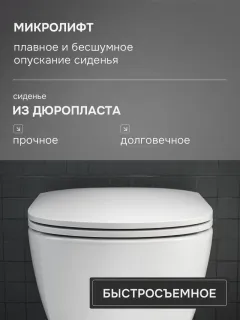 Унитаз подвесной Laufen Lua 8.2008.0.000.000.1+8.9108.3.00 безободковый с сиденьем микролифт белый