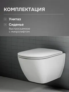 Унитаз подвесной Laufen Lua 8.2008.0.000.000.1+8.9108.3.00 безободковый с сиденьем микролифт белый