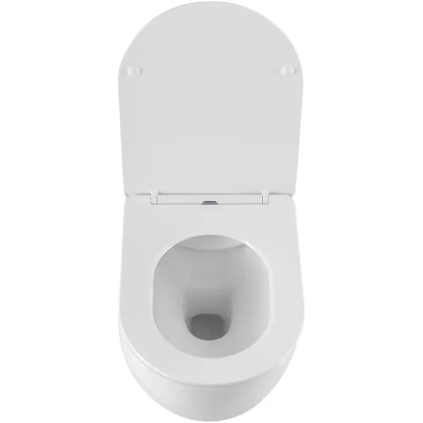 Унитаз подвесной ArtMax Siena AM221CHR безободковый с сиденьем микролифт белый