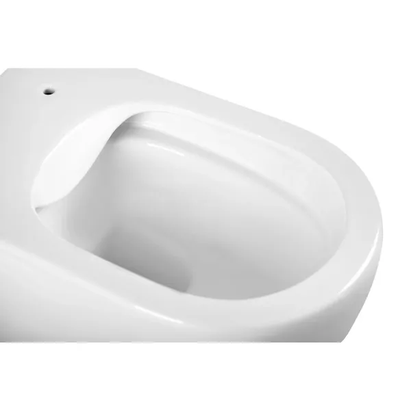 Унитаз подвесной ArtMax Siena AM221CHR безободковый с сиденьем микролифт белый