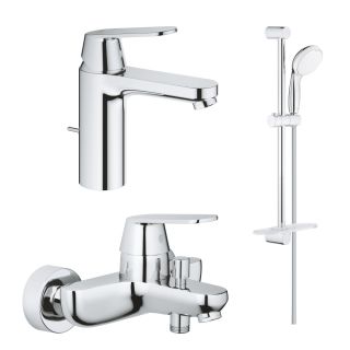Комплект смесителей для ванны  GROHE Eurosmart Cosmopolitan 1000179 хром