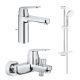 Комплект смесителей для ванны  GROHE Eurosmart Cosmopolitan 1000179 хром