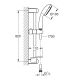 Комплект смесителей для ванны  GROHE Eurosmart Cosmopolitan 1000179 хром
