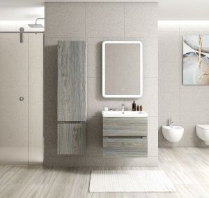 Шкаф подвесной Art&Max Techno 40x160см левый сосна AM-Techno-1600-AC-SO-LW635-L