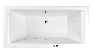 Гидромассажная ванна Whitecross Savia Duo 0103.170080.100.LINE.CR 170x80см Line хром