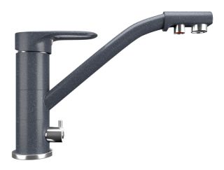 Смеситель для кухни Ulgran Classic U-010-343 с дополнительным краном для питьевой воды антрацит Смеситель для кухни Ulgran Classic U-010-343 с дополнительным краном для питьевой воды антрацит
