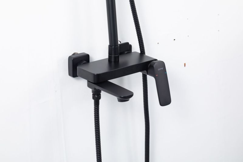 Душевая стойка Gappo G2428-6 чёрный