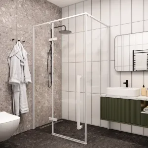 Душевой уголок Cerutti SPA C1AW 120x90см белый