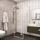 Душевой уголок Cerutti SPA C1AW 120x90см белый