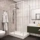 Душевой уголок Cerutti SPA C1AW 120x90см белый