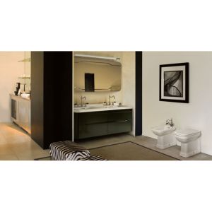 Унитаз Kerasan Waldorf 411801 приставной Белый без сиденья