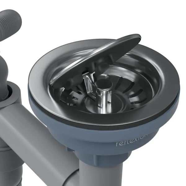 Мойка кухонная Reflexion Como 38-SS  RX2038SS полированная сталь