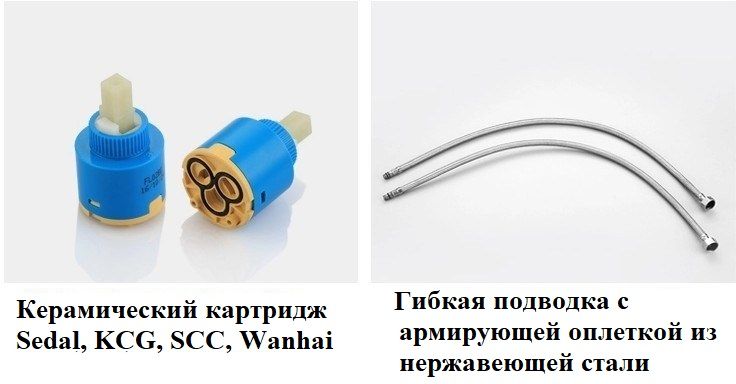 Смеситель для раковины Boch Mann Marbella Nero чёрный BM8728